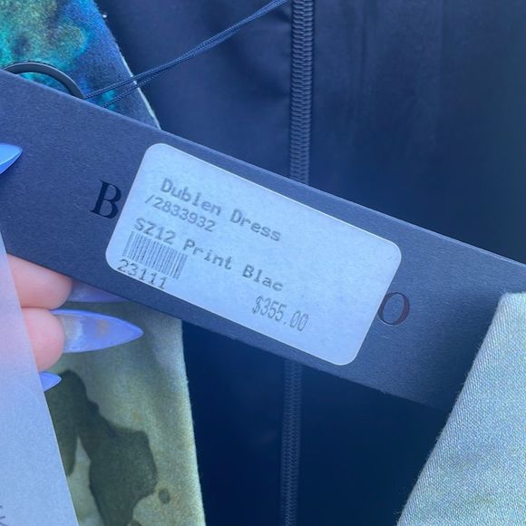 🌟 Black Halo Sz 12 Cocktail Dress 🌟 - Picture 11 of 12